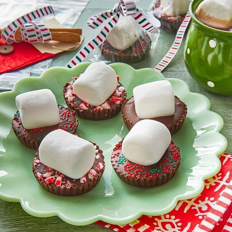 hot chocolate bombs with marshmallows