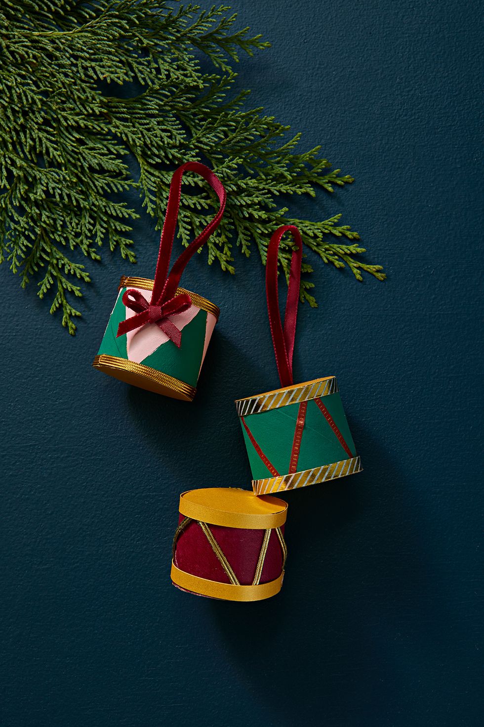 DIY Wood Slice Christmas Ornaments - Upcycled Treasures