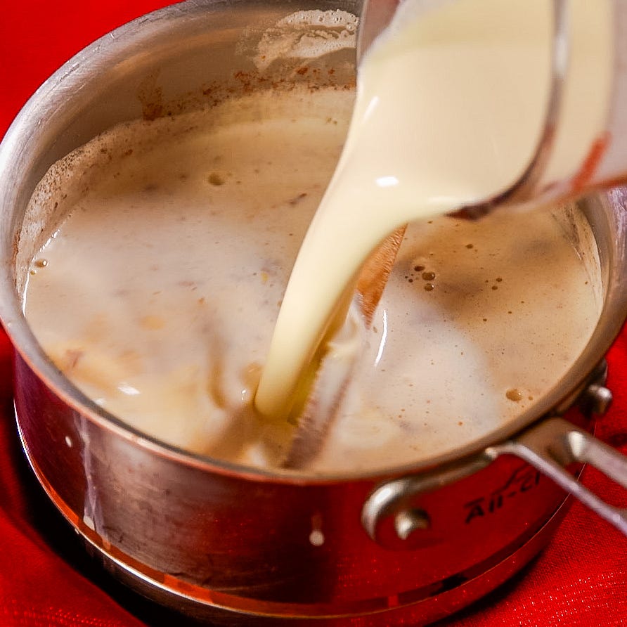 homemade eggnog