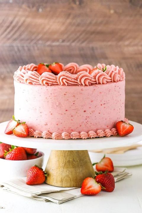 strawberry birthday cake recipe