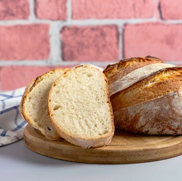 homemade freshly baked bread.