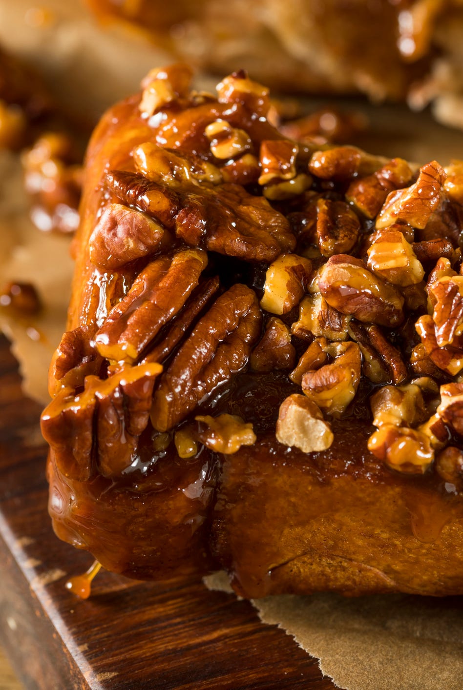 homemade glazed pecan sticky buns