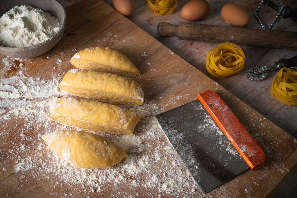 homemade pasta dough recipe handmade preparation with eggs and flour