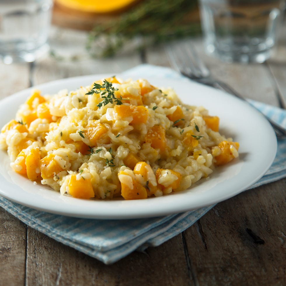 homemade pumpkin risotto