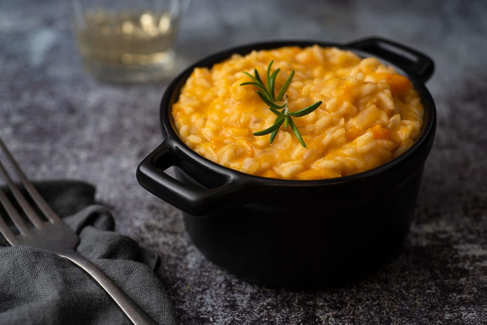 homemade pumpkin risotto