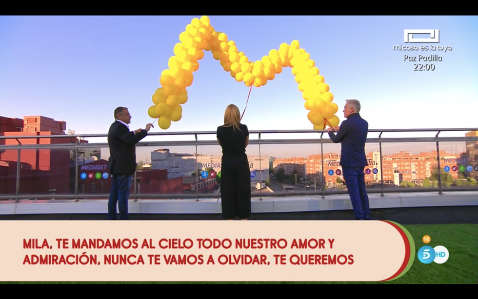 la emotiva despedida de 'sálvame' a mila