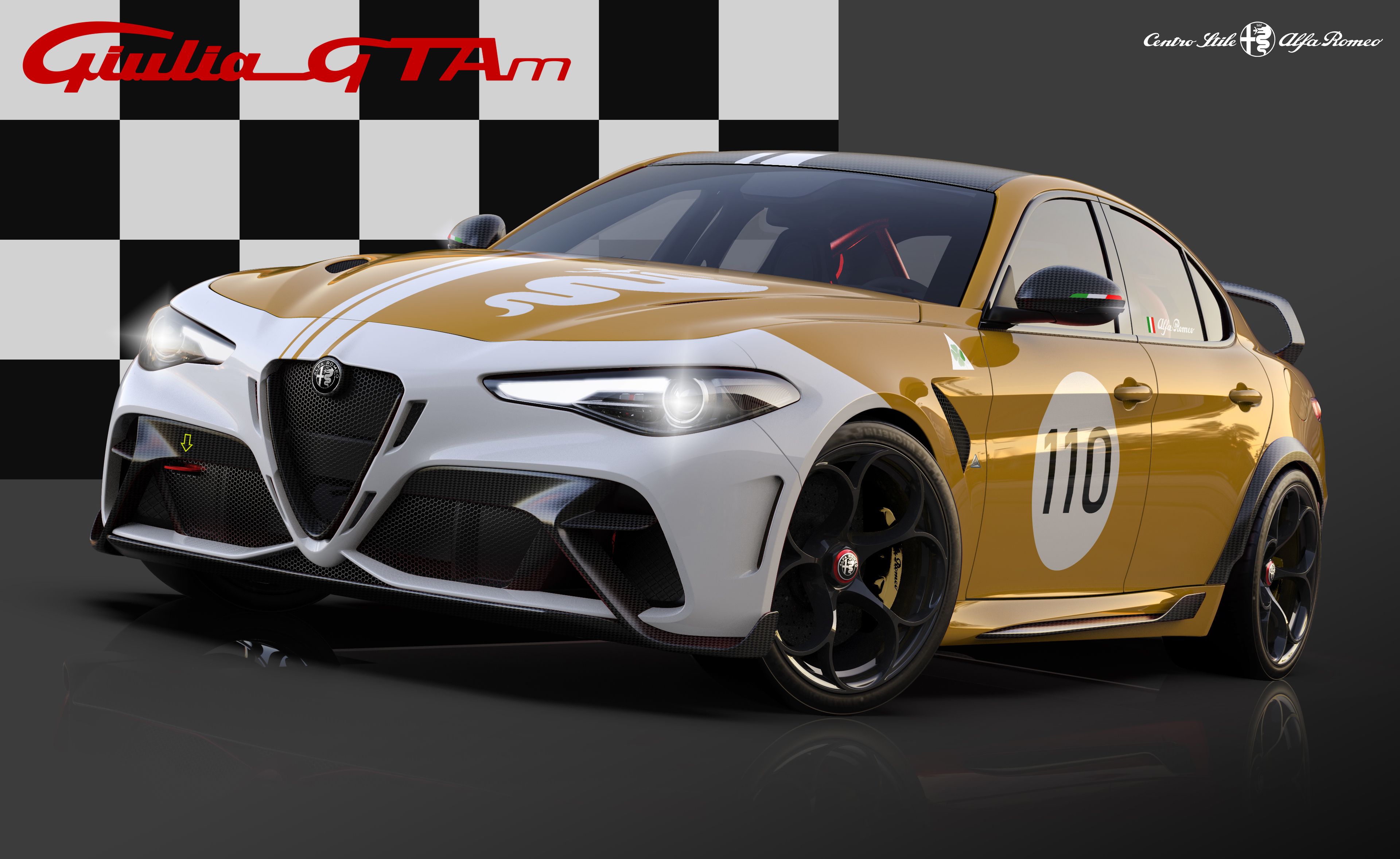 ALFA ROMEO - GIULIA GTAm 2020 - WITH HARD SHOWCASE - EXCLUSIVE CARMODEL