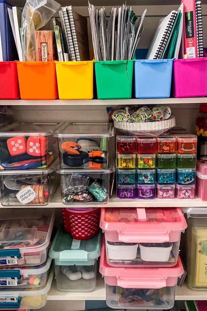 TONS of Homeschool Organization Ideas for Small Spaces