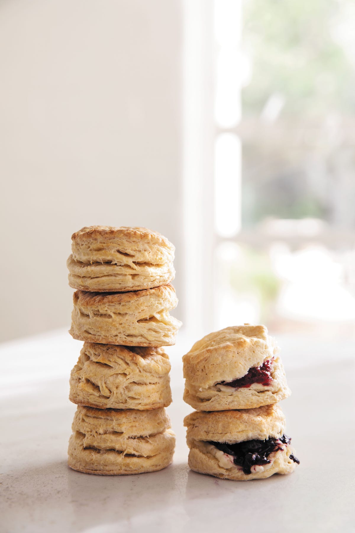 honey butter layered biscuits