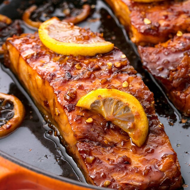 honey garlic glazed salmon