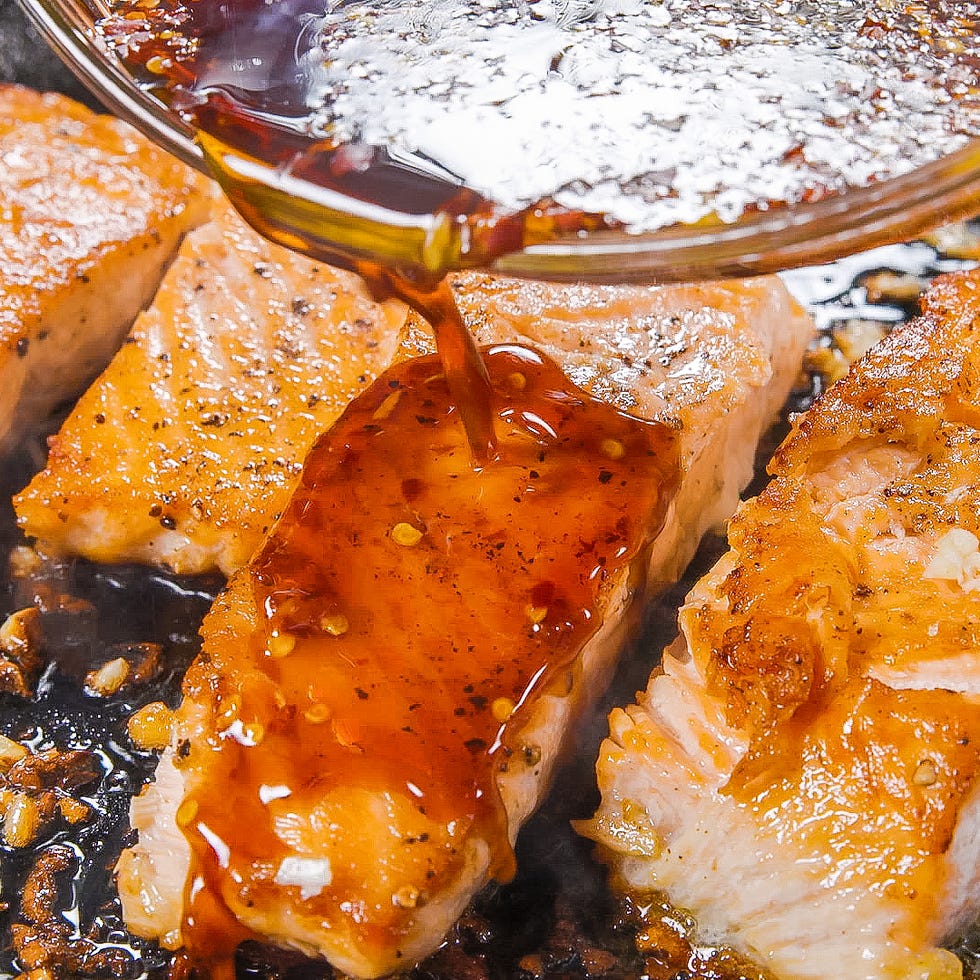 honey garlic glazed salmon