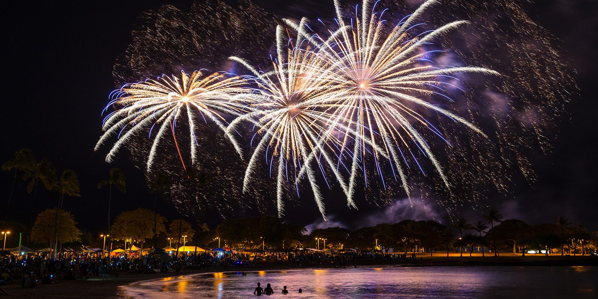 4th of july fireworks honolulu time