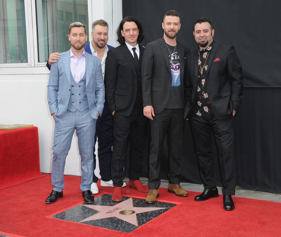 NSYNC Honored With Star On The Hollywood Walk Of Fame