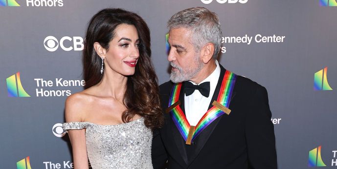 George and Amal Clooney Coordinated Their Outfits in Venice