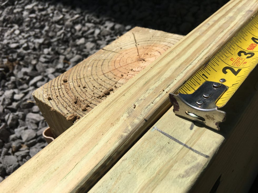 wood deck construction