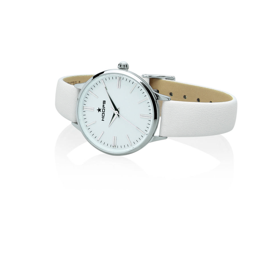Analog watch, Watch, White, Watch accessory, Strap, Fashion accessory, Product, Jewellery, Silver, Material property, 