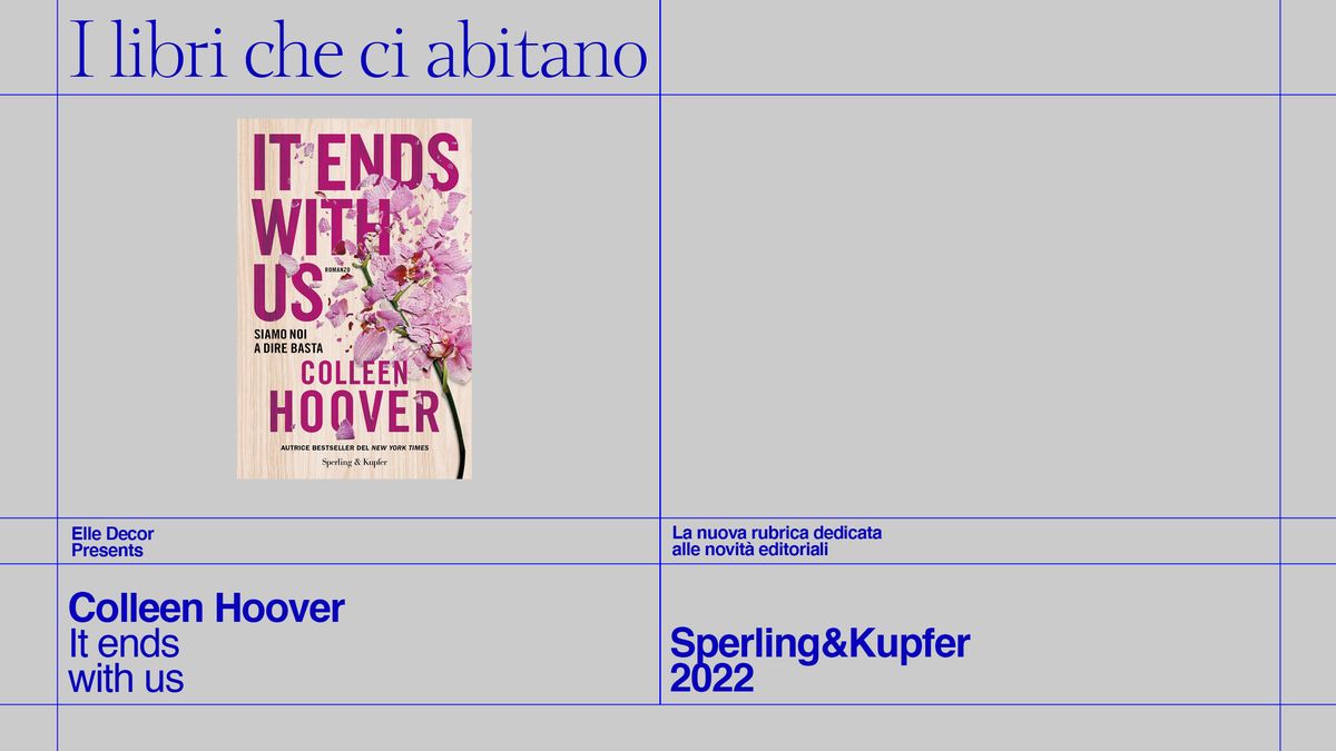 It ends with us, il nuovo libro di Colleen Hoover