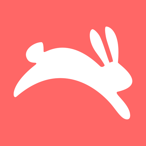 Red, Finger, Hand, Illustration, Rabbit, Gesture, Tail, Rabbits and Hares, Graphics, Logo, 