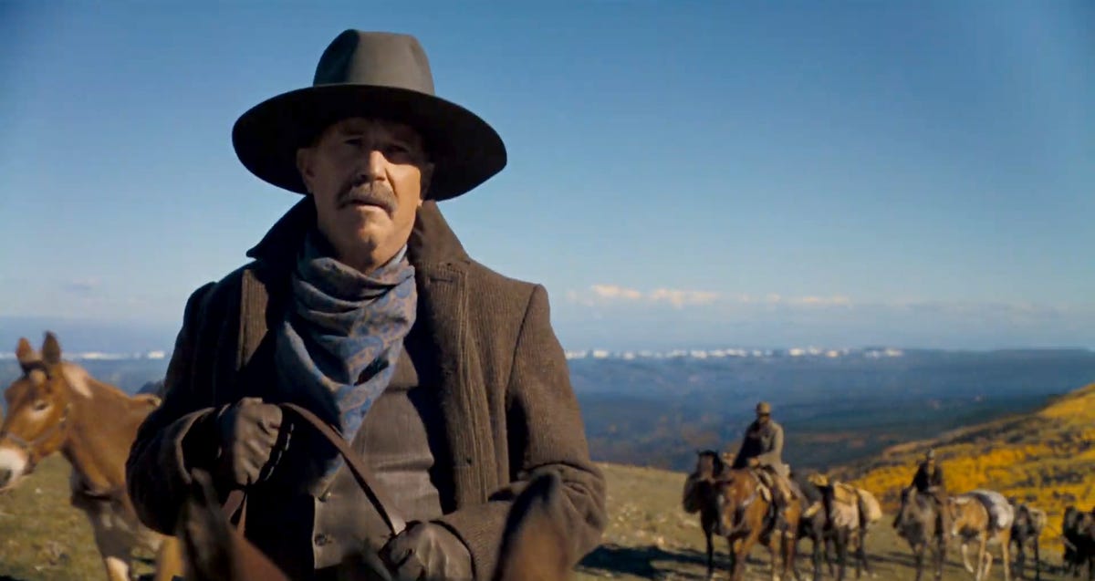 Yellowstone star Kevin Costner's new two-part movie confirms UK release ...