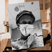 This is an image having breast cancer surgery during covid 19