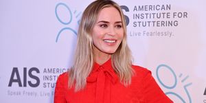 american institute for stuttering 17th annual gala hosted by emily blunt arrivals