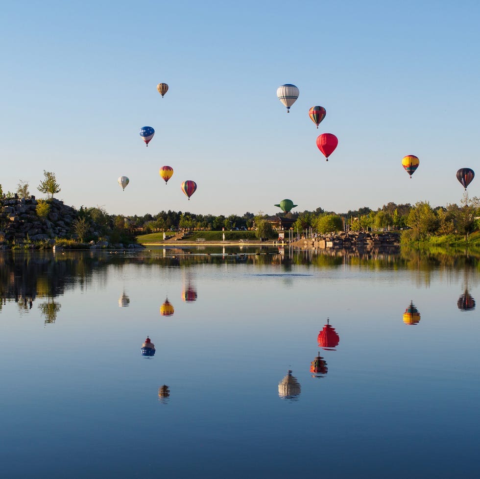 hot air balloons