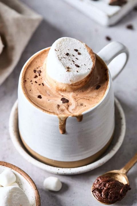 french hot chocolate with marshmallow