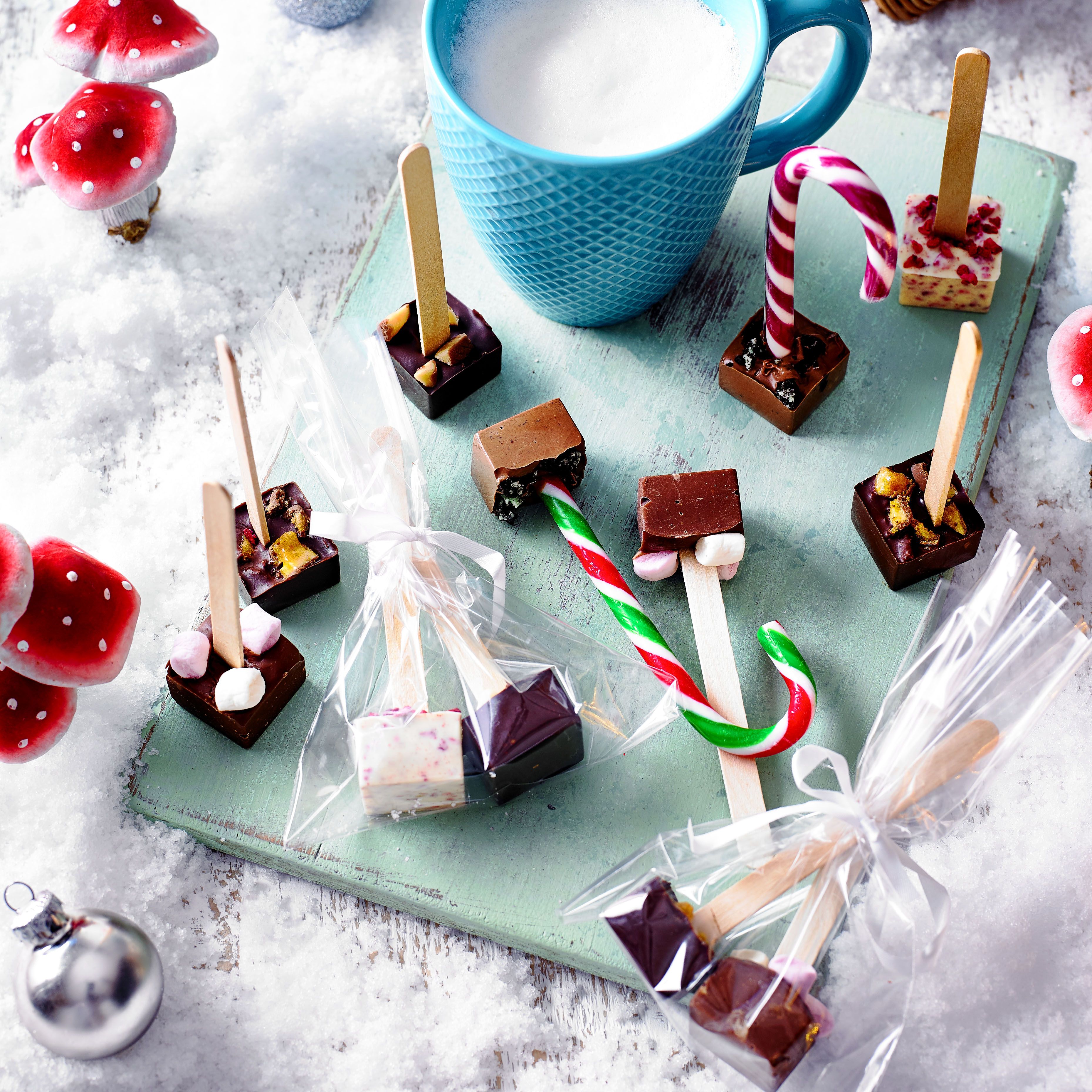 2 Hot Chocolate Stirrers/Spoons