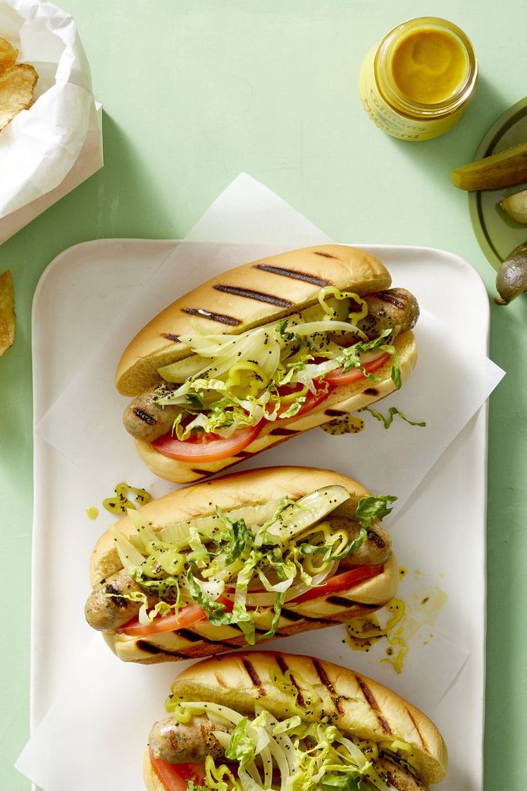hot dog recipes chicago style chicken dogs