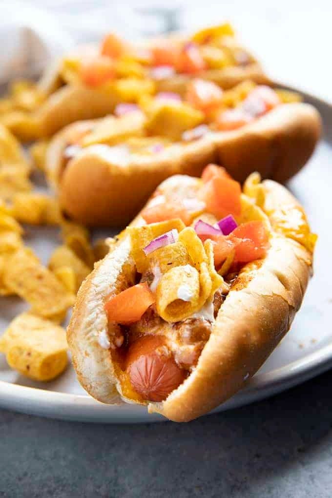 frito chili dogs