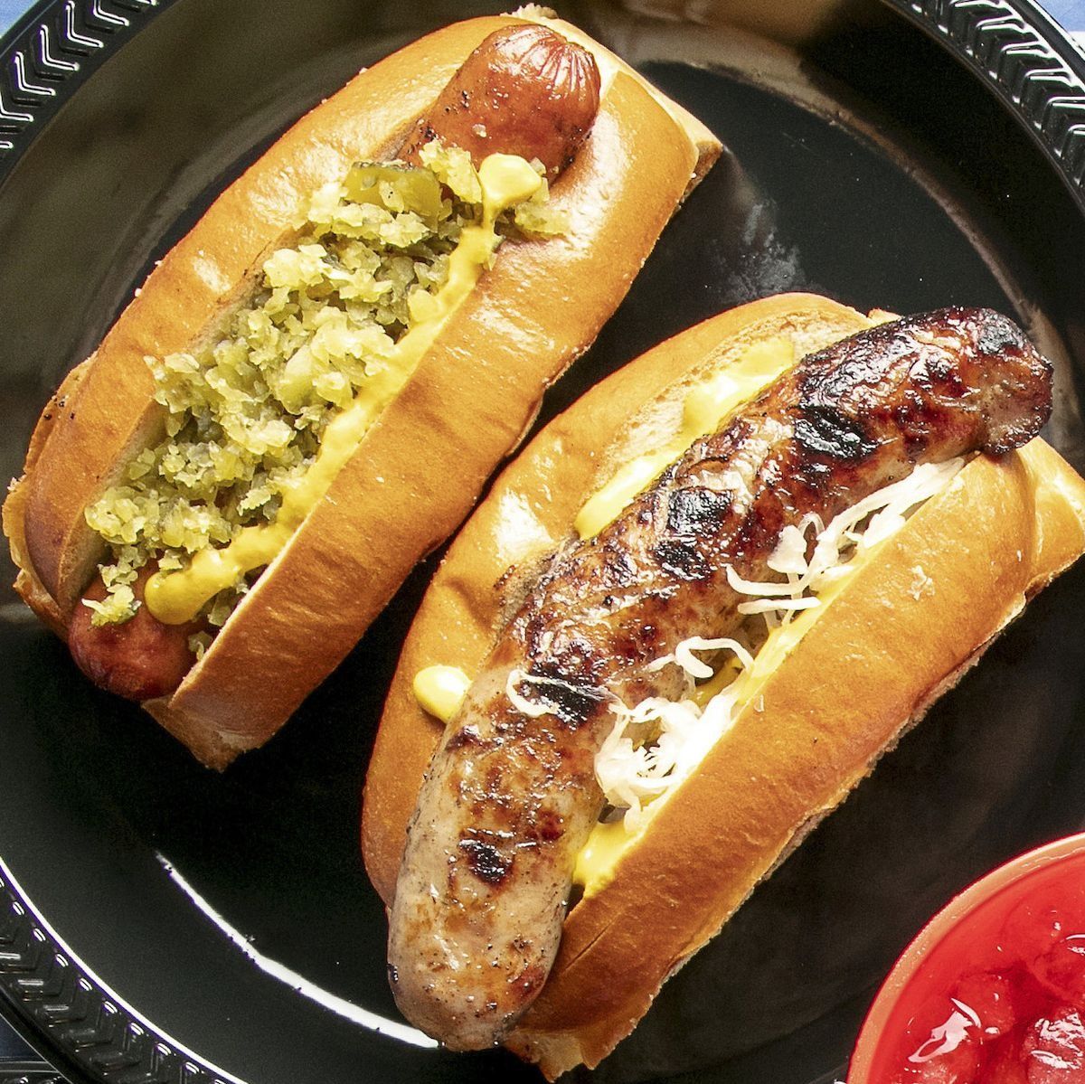 Hot Dogs with Pineapple Bacon Relish Recipe