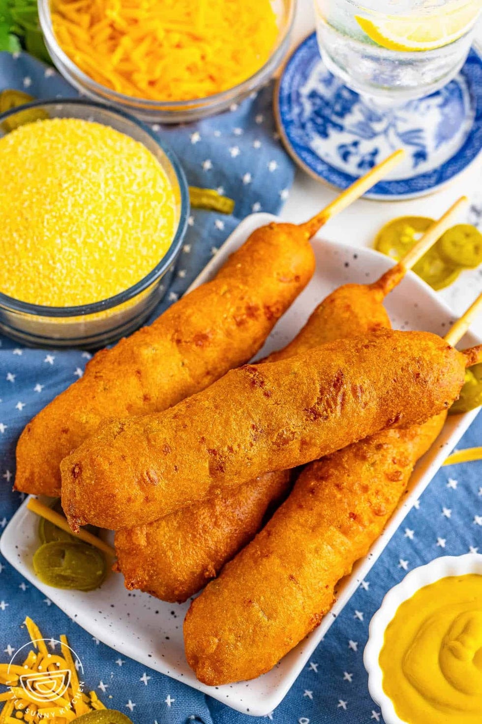 jalapeno cheddar corn dogs