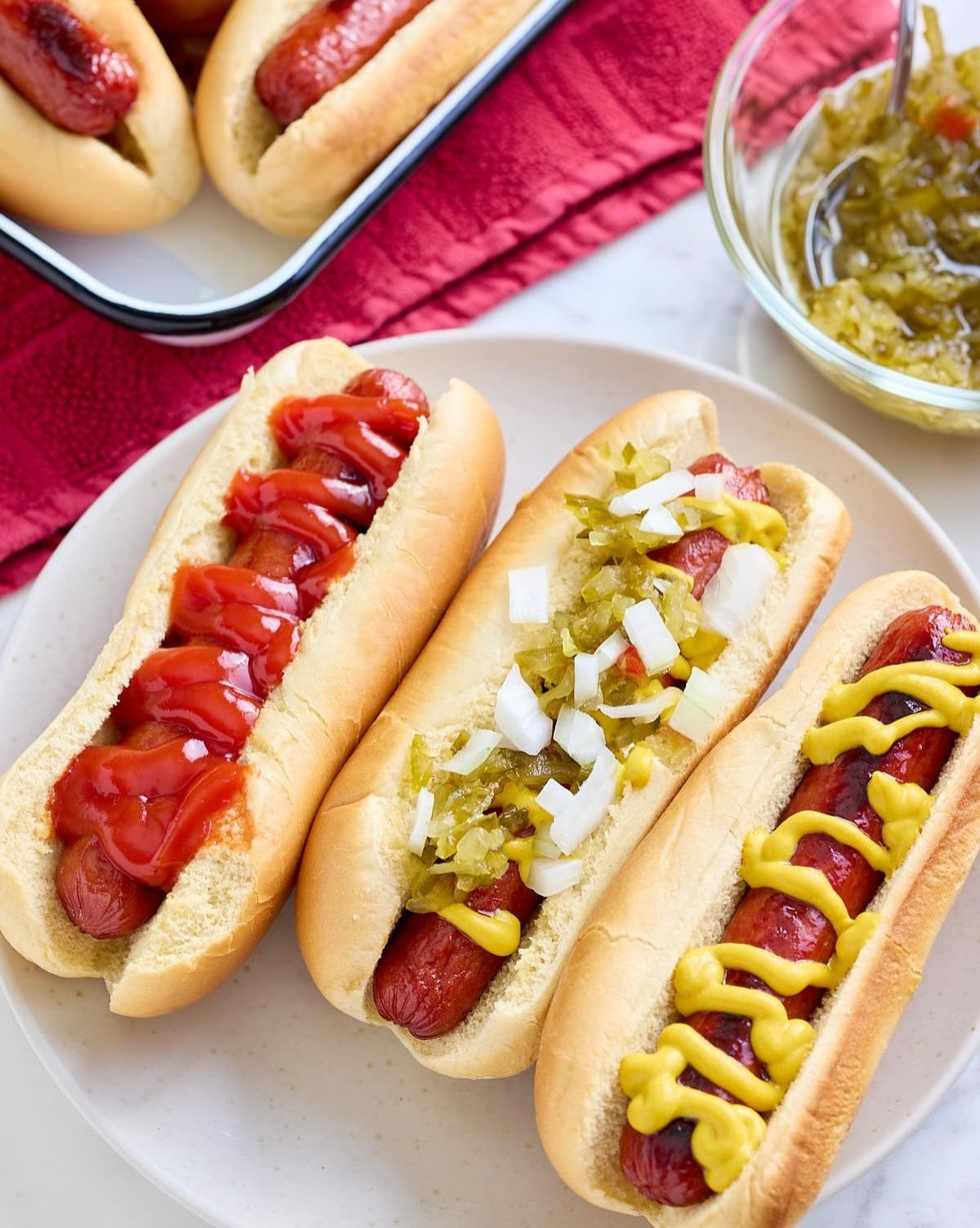 hot dog recipes oven baked hot dogs