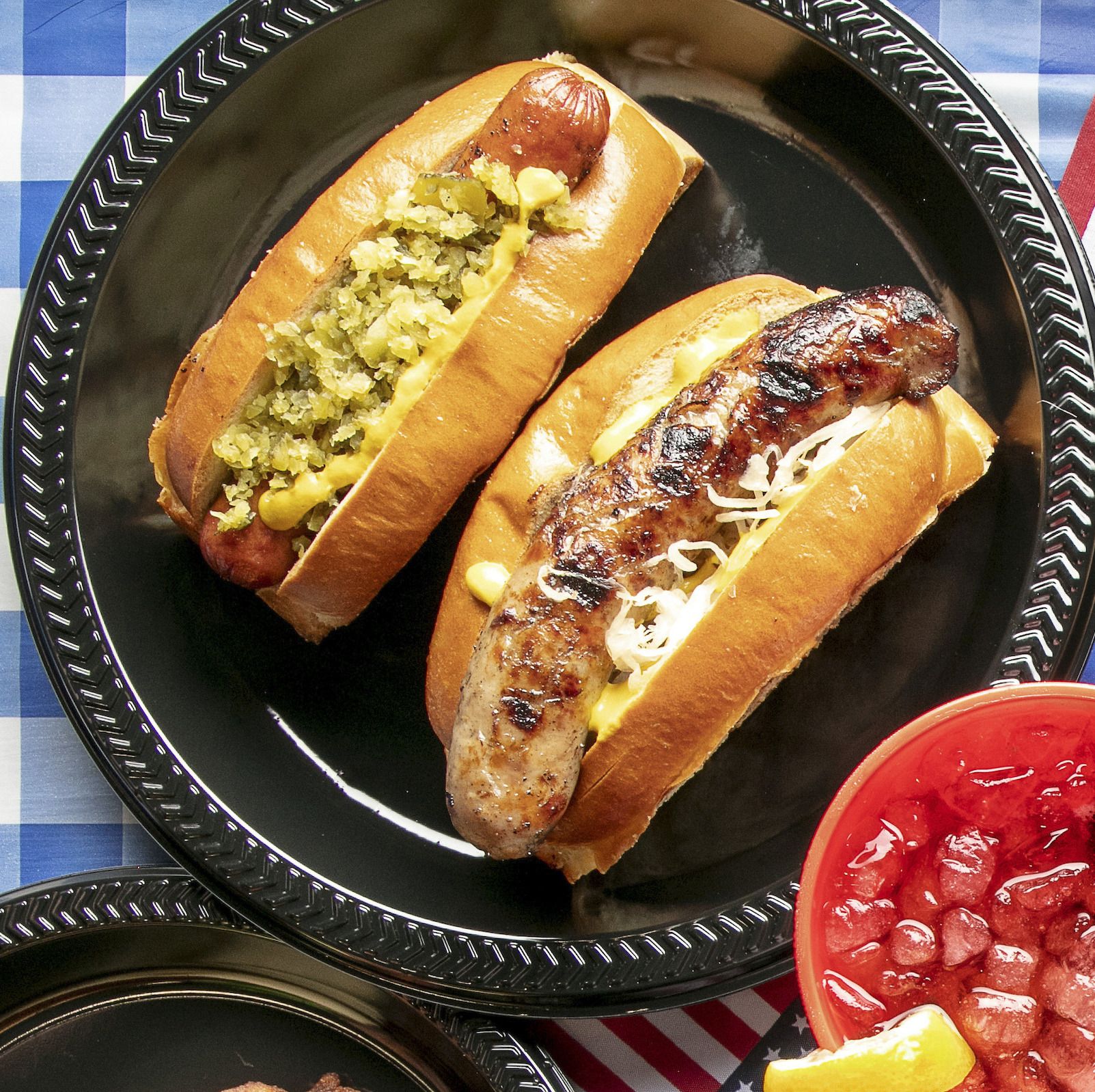 Best Hot Dogs And Bratwurst With Sauerkraut And Relish Recipe