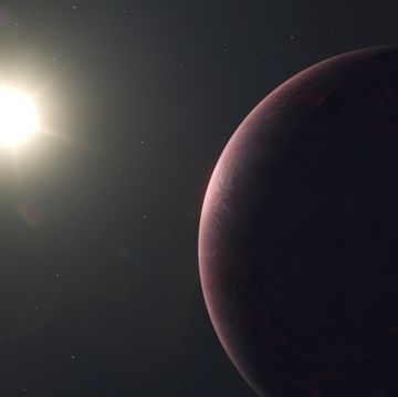 hot exoplanet, illustration