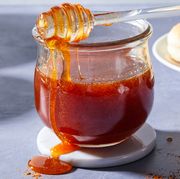hot honey with biscuits