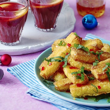 hot honey halloumi fingers best party food
