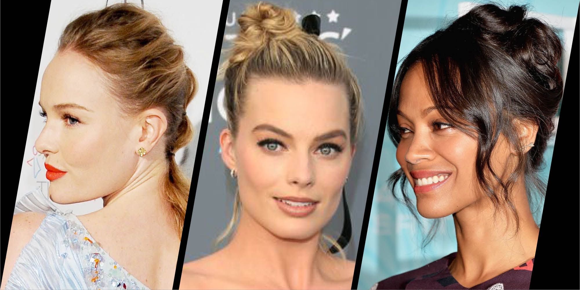 Hot weather hairstyles  Celebrity hair inspiration for summer