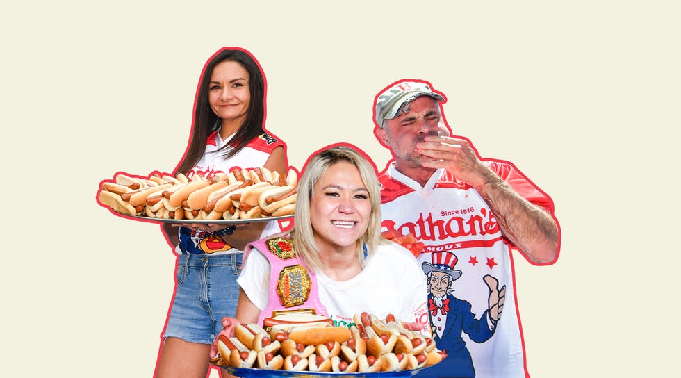 nathans hot dog eating contest