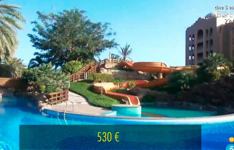 imagen del supuesto hotel en el que se aloja el rey emérito