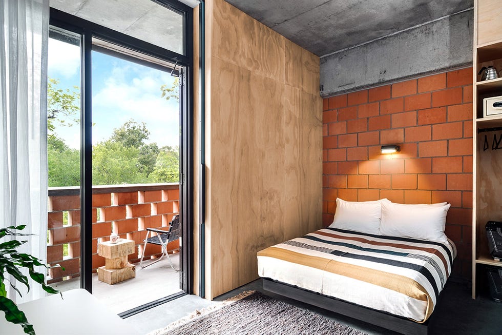 Habitación del hotel Carpenter en Austin, Texas