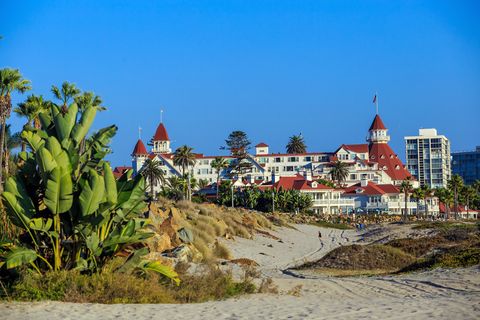 san diego, usa   sep 28, 2014  victorian hotel del coronado on september 28, 2014 in san diego, usa in the hotel was filmed famous comedy some like it hot, which starred marilyn monroe