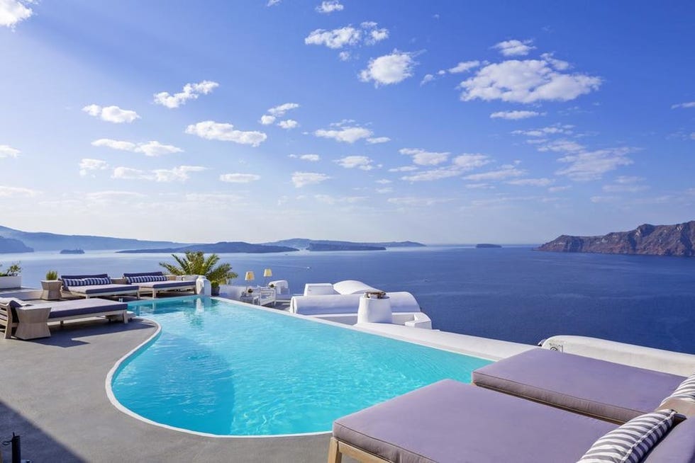 Piscina del hotel Katikies
