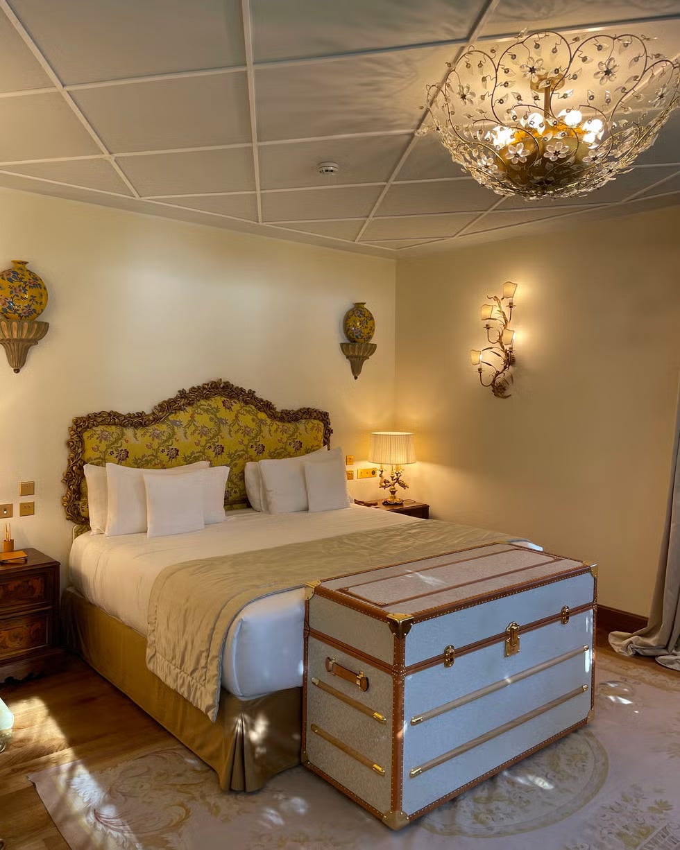 dormitorio de la villa