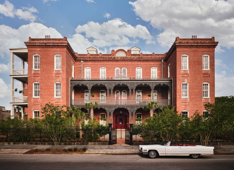 red brick building