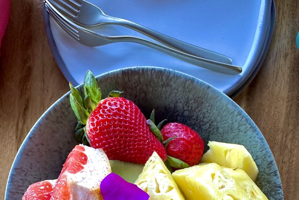 hotel wailea fruit plate veranda how to spend the perfect weekend in maui