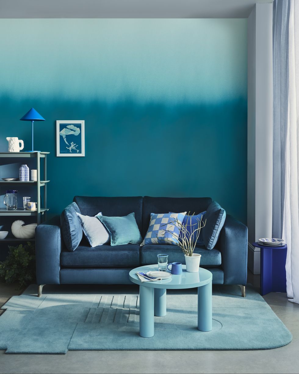 house beautiful blue darcy sofa at dfs