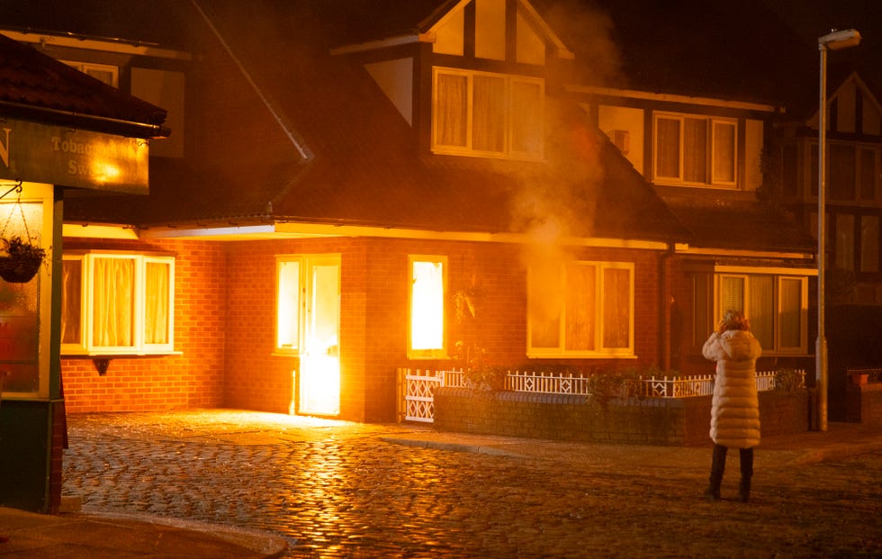 platt house fire, coronation street