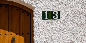 house number 13