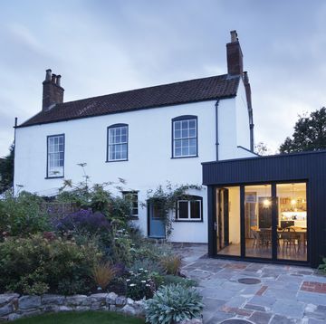house renovation modern extension built onto the side of a listed period property